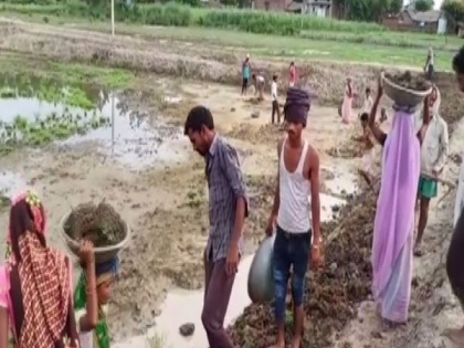 Migrant labourers who returned to UP find work under MNREGA | Migrant labourers who returned to UP find work under MNREGA