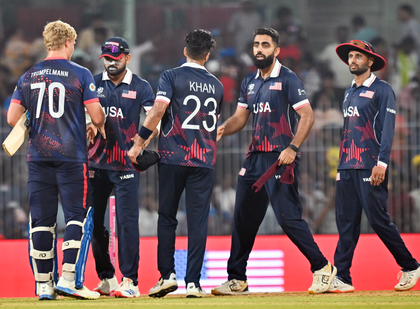 T20 WC: All the stats from USA'S 31-run win against Namibia | T20 WC: All the stats from USA'S 31-run win against Namibia