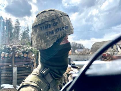 Ukraine crisis: 'Time of the strong' says Ukrainian soldier in active war zone | Ukraine crisis: 'Time of the strong' says Ukrainian soldier in active war zone