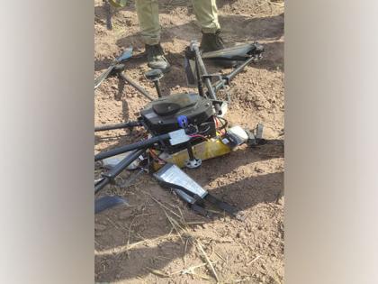 J-K police shoot down drone carrying payload in Kathua | J-K police shoot down drone carrying payload in Kathua