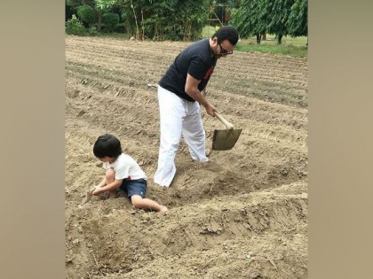 Kareena Kapoor shares picture of her 'favourite boys' planting trees on World Earth Day | Kareena Kapoor shares picture of her 'favourite boys' planting trees on World Earth Day