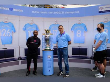 TECNO and Man City host Premier League Trophy in Mumbai | TECNO and Man City host Premier League Trophy in Mumbai