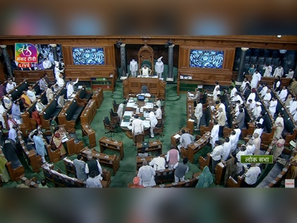 Lok Sabha adjourned till 2 pm today amid sloganeering by Opposition on inflation, GST hike | Lok Sabha adjourned till 2 pm today amid sloganeering by Opposition on inflation, GST hike