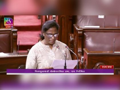 Renowned former athlete PT Usha takes oath as Rajya Sabha MP | Renowned former athlete PT Usha takes oath as Rajya Sabha MP