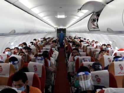 Vande Bharat Mission: 146 Indians from Kuwait reach Mumbai | Vande Bharat Mission: 146 Indians from Kuwait reach Mumbai Vande Bharat Mission: 146 Indians from Kuwait reach Mumbai | Vande Bharat Mission: 146 Indians from Kuwait reach Mumbai