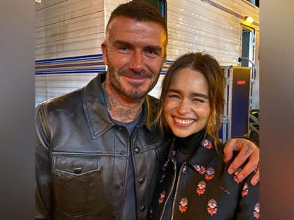 David Beckham 'star struck' after encounter with 'Mother of Dragons' Emilia Clarke | David Beckham 'star struck' after encounter with 'Mother of Dragons' Emilia Clarke