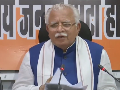 Khattar hits out at politicians for blaming Haryana for floods in Delhi | Khattar hits out at politicians for blaming Haryana for floods in Delhi Khattar hits out at politicians for blaming Haryana for floods in Delhi | Khattar hits out at politicians for blaming Haryana for floods in Delhi