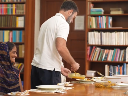 Rahul serves lunch to Rameshwar, says his pain is away from mainstream debate | Rahul serves lunch to Rameshwar, says his pain is away from mainstream debate