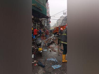 Pakistan: Two killed, 22 injured in explosion at Lahore's Lohari Gate area | Pakistan: Two killed, 22 injured in explosion at Lahore's Lohari Gate area