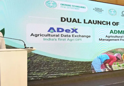 India’s first agriculture data exchange launched in Hyderabad | India’s first agriculture data exchange launched in Hyderabad