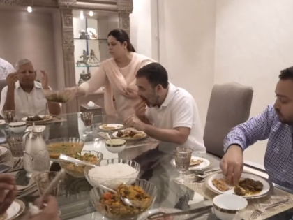Rahul Gandhi shares video of preparing Champaran mutton with RJD supremo Lalu | Rahul Gandhi shares video of preparing Champaran mutton with RJD supremo Lalu