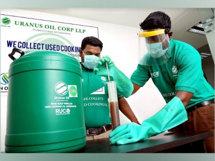 Uranus collects over 2.5 tons of used cooking oil from hotels in Chennai to turn it into biodiesel | Uranus collects over 2.5 tons of used cooking oil from hotels in Chennai to turn it into biodiesel