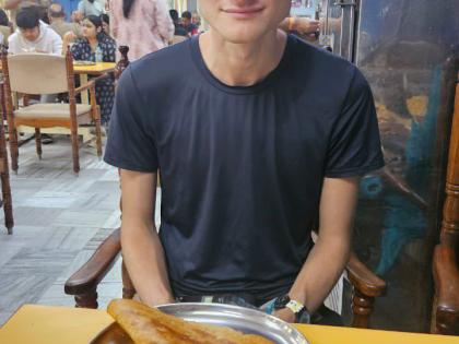 Ethereum founder relishes 'Ghevar', 'Masala Dosa' in India | Ethereum founder relishes 'Ghevar', 'Masala Dosa' in India