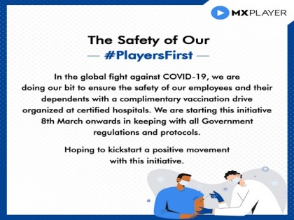 MX Player takes the responsibility of vaccinating its employees and their families | MX Player takes the responsibility of vaccinating its employees and their families