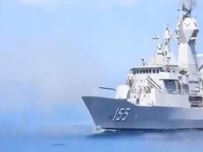 Navies of India, US, Japan, Australia take part in first phase of Malabar naval exercise | Navies of India, US, Japan, Australia take part in first phase of Malabar naval exercise Navies of India, US, Japan, Australia take part in first phase of Malabar naval exercise | Navies of India, US, Japan, Australia take part in first phase of Malabar naval exercise