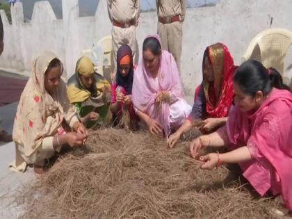 J&K: Nowshera Forest Division trains women in Chir needle handicraft under Mission Youth | J&K: Nowshera Forest Division trains women in Chir needle handicraft under Mission Youth