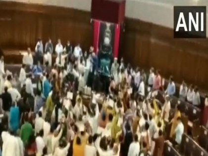 West Bengal: Ruckus in Assembly, Opposition protests against alleged violence in civic polls | West Bengal: Ruckus in Assembly, Opposition protests against alleged violence in civic polls