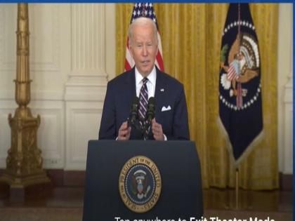 President Biden announces new sanctions against Russia, calls Putin's moves in eastern Ukraine 'beginning of Russian invasion' | President Biden announces new sanctions against Russia, calls Putin's moves in eastern Ukraine 'beginning of Russian invasion' President Biden announces new sanctions against Russia, calls Putin's moves in eastern Ukraine 'beginning of Russian invasion' | President Biden announces new sanctions against Russia, calls Putin's moves in eastern Ukraine 'beginning of Russian invasion'