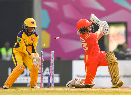 WPL 2026: Gardner and Anushka cause havoc as Gujarat Giants post 207/4 against UP Warriorz | WPL 2026: Gardner and Anushka cause havoc as Gujarat Giants post 207/4 against UP Warriorz