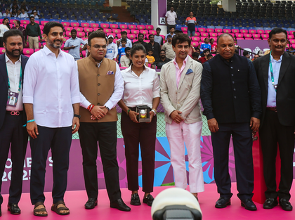 Mithali Raj Stand, Raavi Kalpana Gate unveiled at ACA-VDCA Stadium in Visakhapatnam  | Mithali Raj Stand, Raavi Kalpana Gate unveiled at ACA-VDCA Stadium in Visakhapatnam 