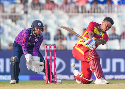 T20 WC: Shimron Hetmyer's 64 powers West Indies to 182/5 against Scotland | T20 WC: Shimron Hetmyer's 64 powers West Indies to 182/5 against Scotland