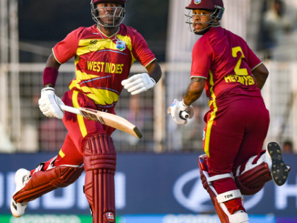 T20 WC: Rutherford's 76 not out helps Windies to 196/6 against England | T20 WC: Rutherford's 76 not out helps Windies to 196/6 against England