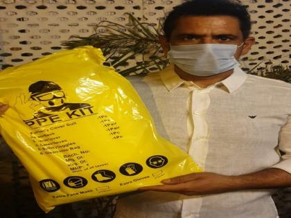 Robert Vadra donates 60 PPE kits to GIPMER doctors | Robert Vadra donates 60 PPE kits to GIPMER doctors