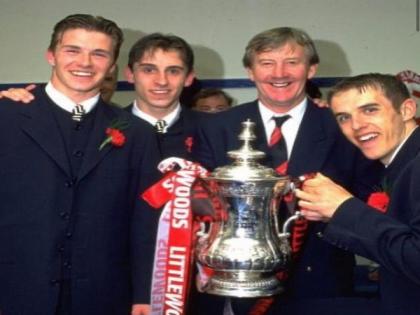 David Beckham pays tribute to Eric Harrison on 28th anniversary of FA Youth Cup triumph | David Beckham pays tribute to Eric Harrison on 28th anniversary of FA Youth Cup triumph