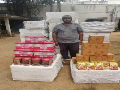 Man arrested for illegally procuring, selling noxious tobacco worth Rs 10.4 lakh in Hyderabad | Man arrested for illegally procuring, selling noxious tobacco worth Rs 10.4 lakh in Hyderabad