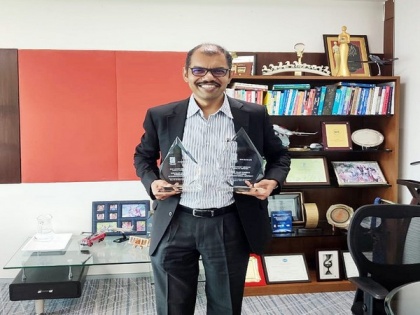 GMR Hyderabad International Airport Limited receives ACI, ASQ best airport award 2019 trophies | GMR Hyderabad International Airport Limited receives ACI, ASQ best airport award 2019 trophies