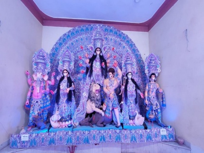 Idols of gods, goddesses to have silver masks for COVID-19 awareness in West Bengal | Idols of gods, goddesses to have silver masks for COVID-19 awareness in West Bengal