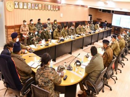 J-K: DGP reviews security plans for DDC election in central Kashmir | J-K: DGP reviews security plans for DDC election in central Kashmir