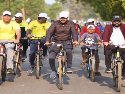 Chhattisgarh: Cycle rally organised to promote 3rd edition of Abujhmad Peace Marathon | Chhattisgarh: Cycle rally organised to promote 3rd edition of Abujhmad Peace Marathon