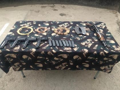 Cache of arms and ammunition recovered in J-K's Manyal | Cache of arms and ammunition recovered in J-K's Manyal