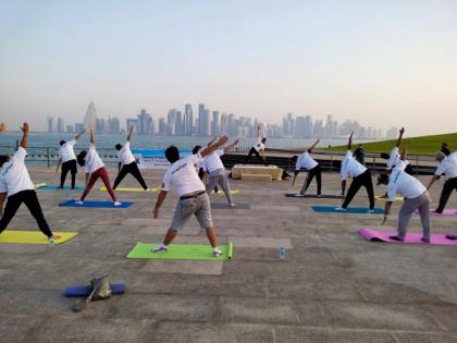 Qatar celebrates 7th International Day of Yoga in six cities | Qatar celebrates 7th International Day of Yoga in six cities