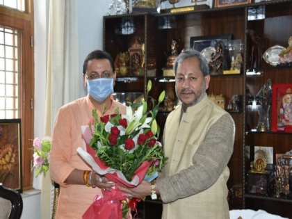 Uttarakhand's CM-designate calls on his predecessors ahead of oath-taking | Uttarakhand's CM-designate calls on his predecessors ahead of oath-taking