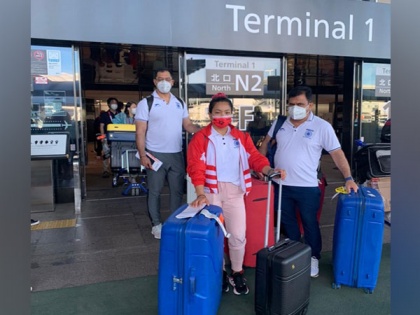 Indian weightlifter Mirabai Chanu arrives in Tokyo ahead of Olympics | Indian weightlifter Mirabai Chanu arrives in Tokyo ahead of Olympics