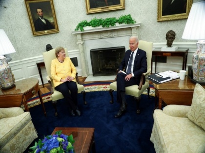German Chancellor Angela Merkel meets US President Joe Biden in Washington | German Chancellor Angela Merkel meets US President Joe Biden in Washington