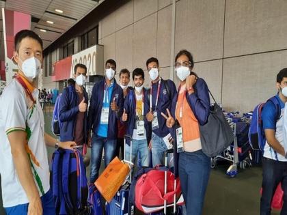 Tokyo Olympics: Indian Badminton contingent, Table Tennis team leave for Games Village | Tokyo Olympics: Indian Badminton contingent, Table Tennis team leave for Games Village
