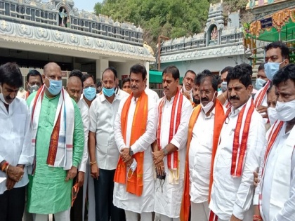 BJP's 4-day 'Temple Yatra' in Andhra begins today | BJP's 4-day 'Temple Yatra' in Andhra begins today