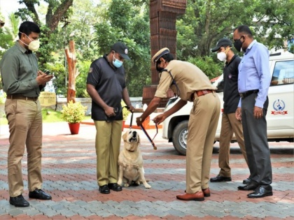 Kerala police confer commendation medal on tracker dog Jerry for help in solving murder case | Kerala police confer commendation medal on tracker dog Jerry for help in solving murder case