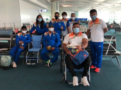 First batch of Indian athletes arrive in Tokyo for Paralympics | First batch of Indian athletes arrive in Tokyo for Paralympics