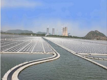 NTPC commissions largest floating solar PV project in Visakhapatnam | NTPC commissions largest floating solar PV project in Visakhapatnam