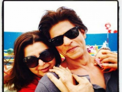 Shah Rukh Khan, Farah Khan recreate 'Main Hoon Na' moment | Shah Rukh Khan, Farah Khan recreate 'Main Hoon Na' moment