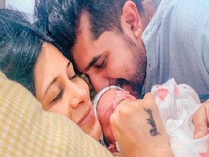 Kishwer Merchant, Suyyash Rai get their son Nirvair's name inked on their neck | Kishwer Merchant, Suyyash Rai get their son Nirvair's name inked on their neck