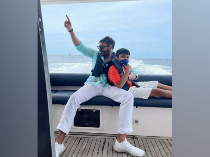 Ajay Devgn shares his 'defining moment' with son Yug from their Maldives trip | Ajay Devgn shares his 'defining moment' with son Yug from their Maldives trip