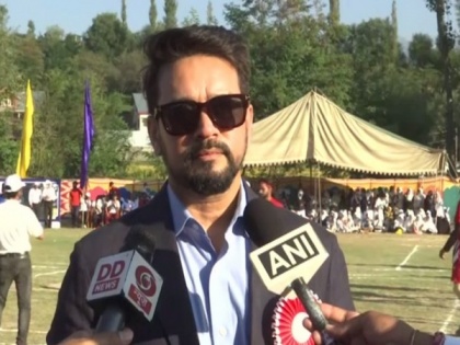 Anurag Thakur lays foundation stone of Zonal Physical Education Office, zonal playfield at Kichpora Kangan in J-K | Anurag Thakur lays foundation stone of Zonal Physical Education Office, zonal playfield at Kichpora Kangan in J-K