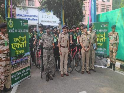 10 ITBP cycle rallies conclude at Rajghat in Delhi on Mahatma Gandhi's birth anniversary | 10 ITBP cycle rallies conclude at Rajghat in Delhi on Mahatma Gandhi's birth anniversary