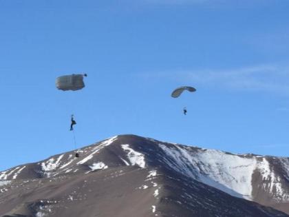 Indian Army conducts high altitude area airborne exercise along Northern Borders | Indian Army conducts high altitude area airborne exercise along Northern Borders