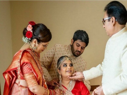 Dilip Joshi's daughter embraces grey hair at her wedding, netizens heap praises on her | Dilip Joshi's daughter embraces grey hair at her wedding, netizens heap praises on her